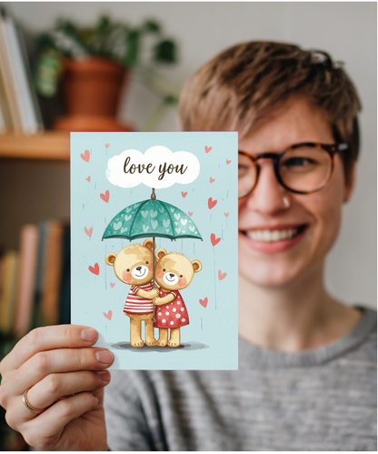 Valentines teddy bears love you