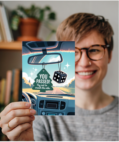 you passed! Try not to crash the vibe