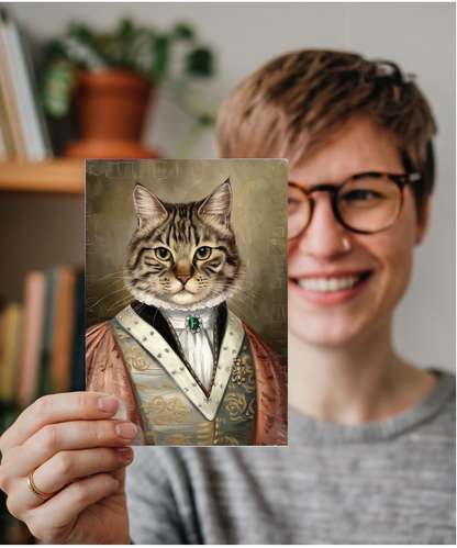 Royal Victorian tabby cat