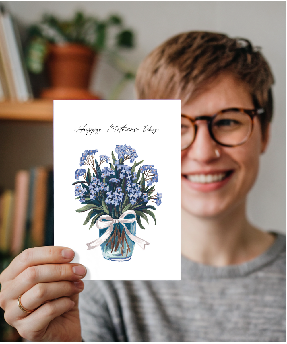 Happy Mothers Day Forget Me Nots