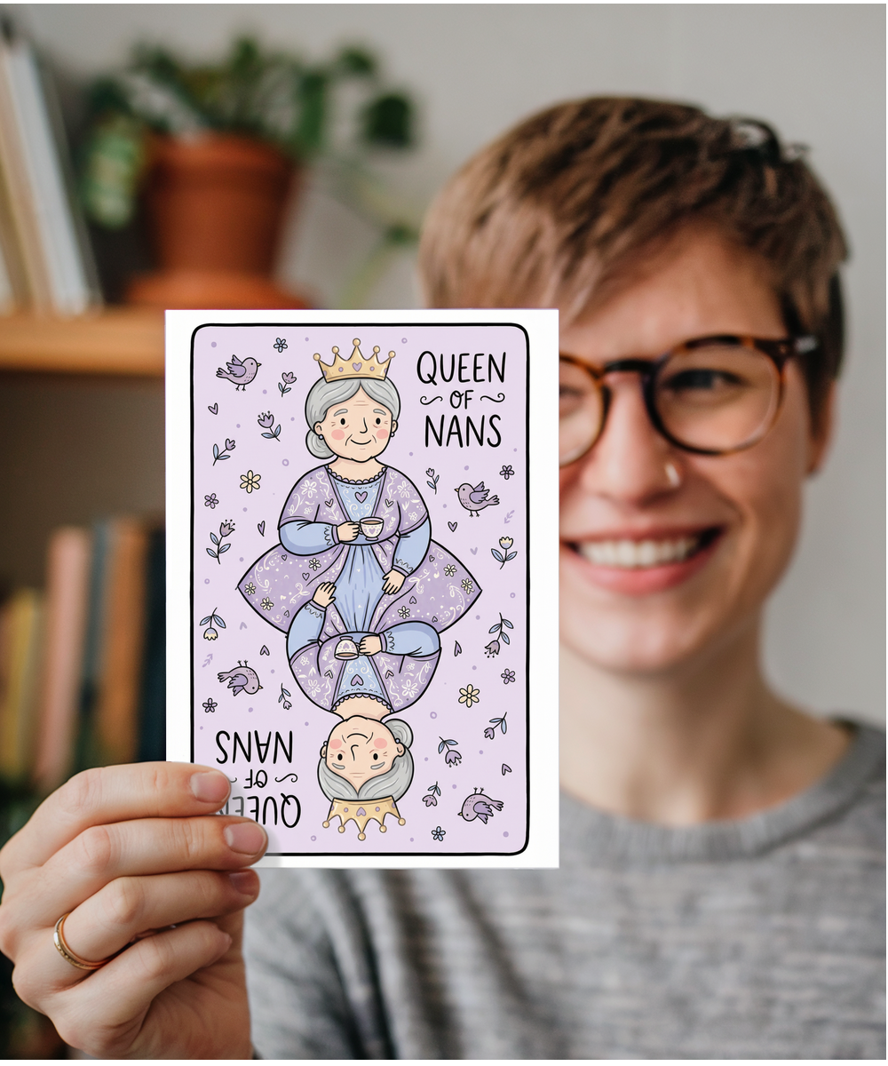 Queen of nans mother's day Happy Birthday