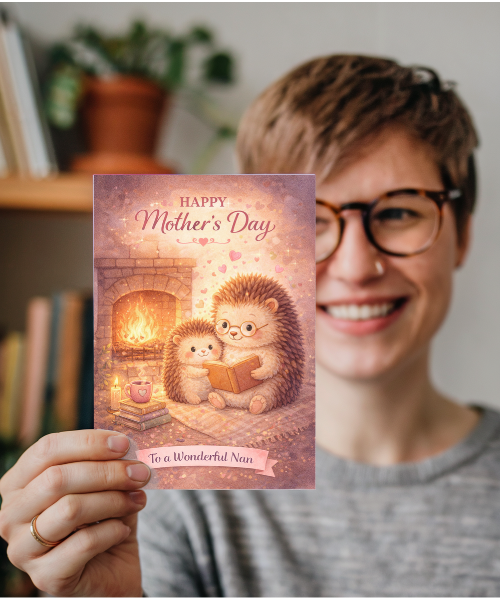 Happy Mother's day to a wonderful nan adorable hedgehog