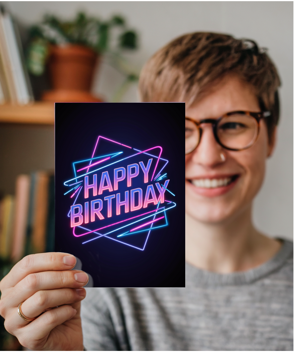 Retro 80s Neon Design