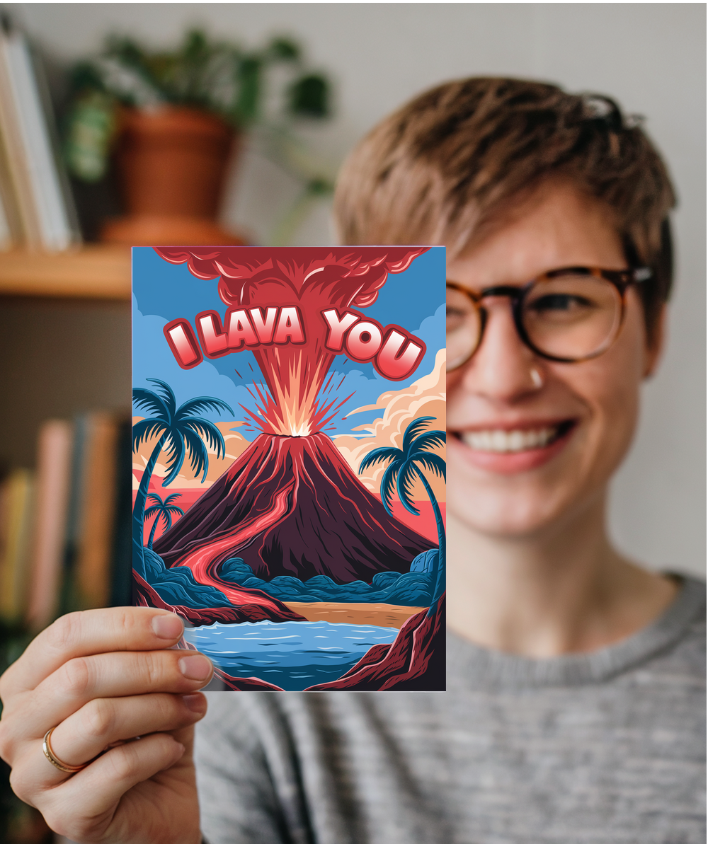 I lava you Greeting Card