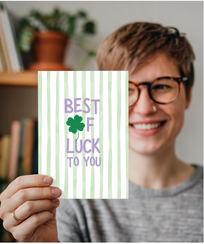 Best of luck to you