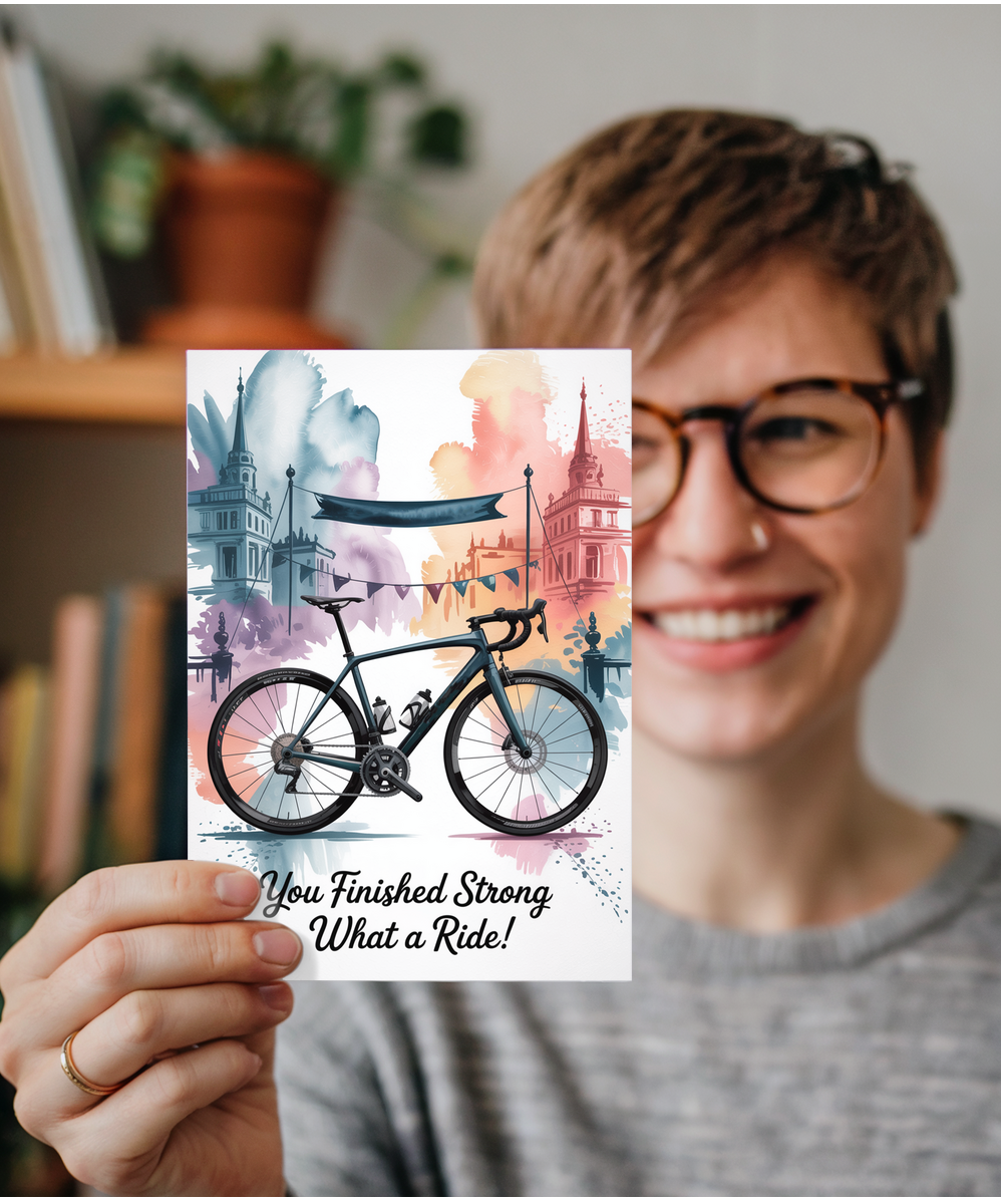 you finished strong, what a ride