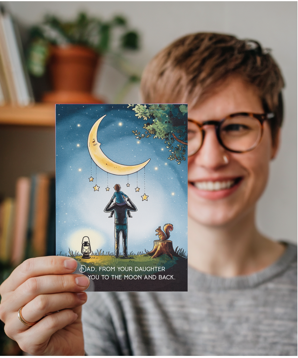 Dad From Your Daughter Moon