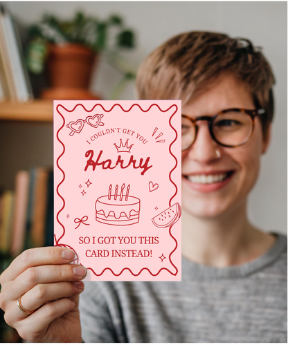 I couldn't get you Harry so I got you this card