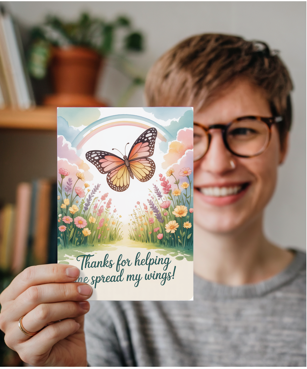 Nursery teacher spread my wings