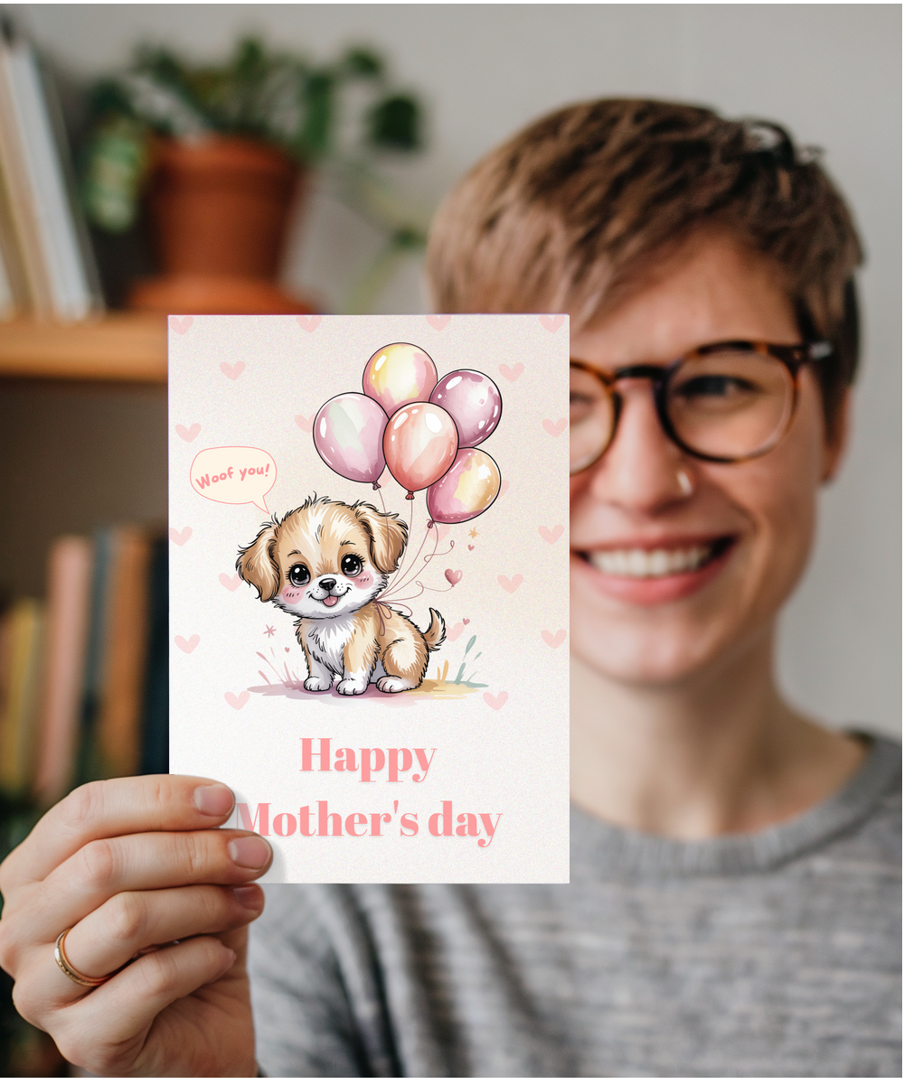 I woof you happy mother's day dog mum