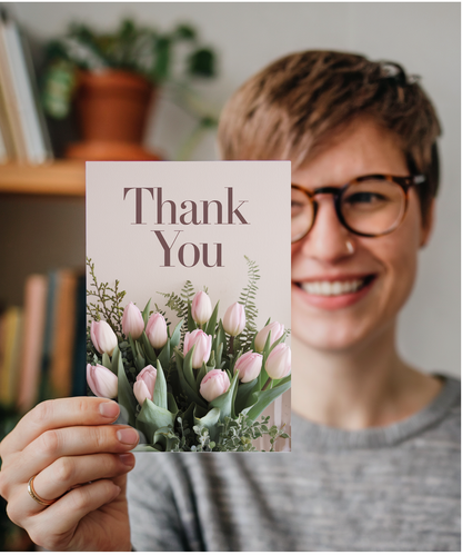 Thank You - Elegant Tulips