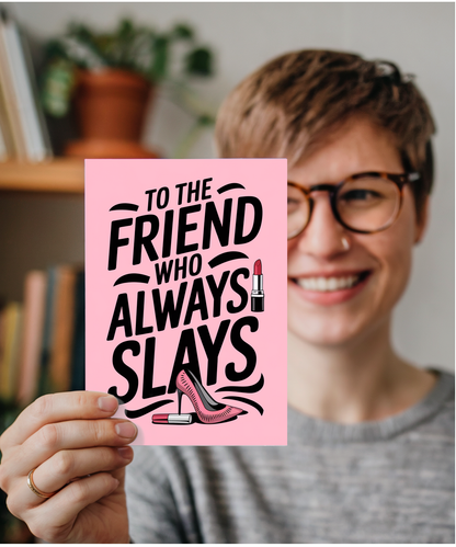 To the Friend Who Always Slays