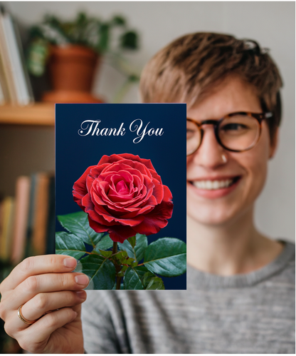 Thank You - Red Rose Elegance