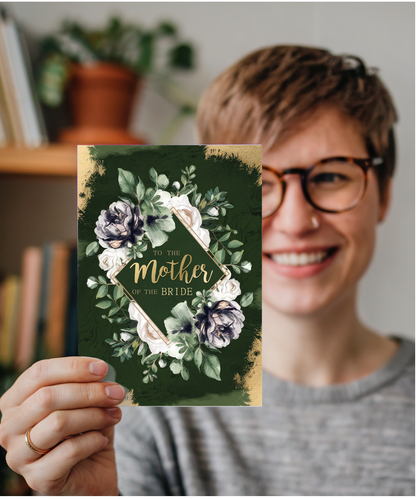Luxury Botanical Mother Of The Bride Card