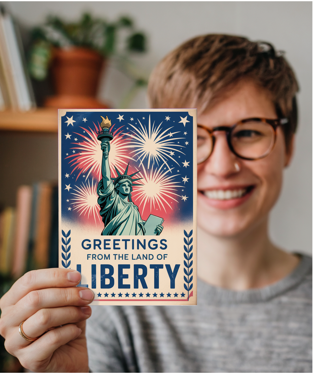 Greetings from the land of liberty firworks
