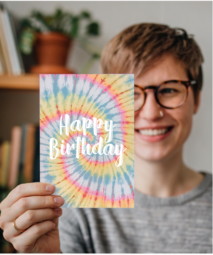 Happy Birthday Tie Dye