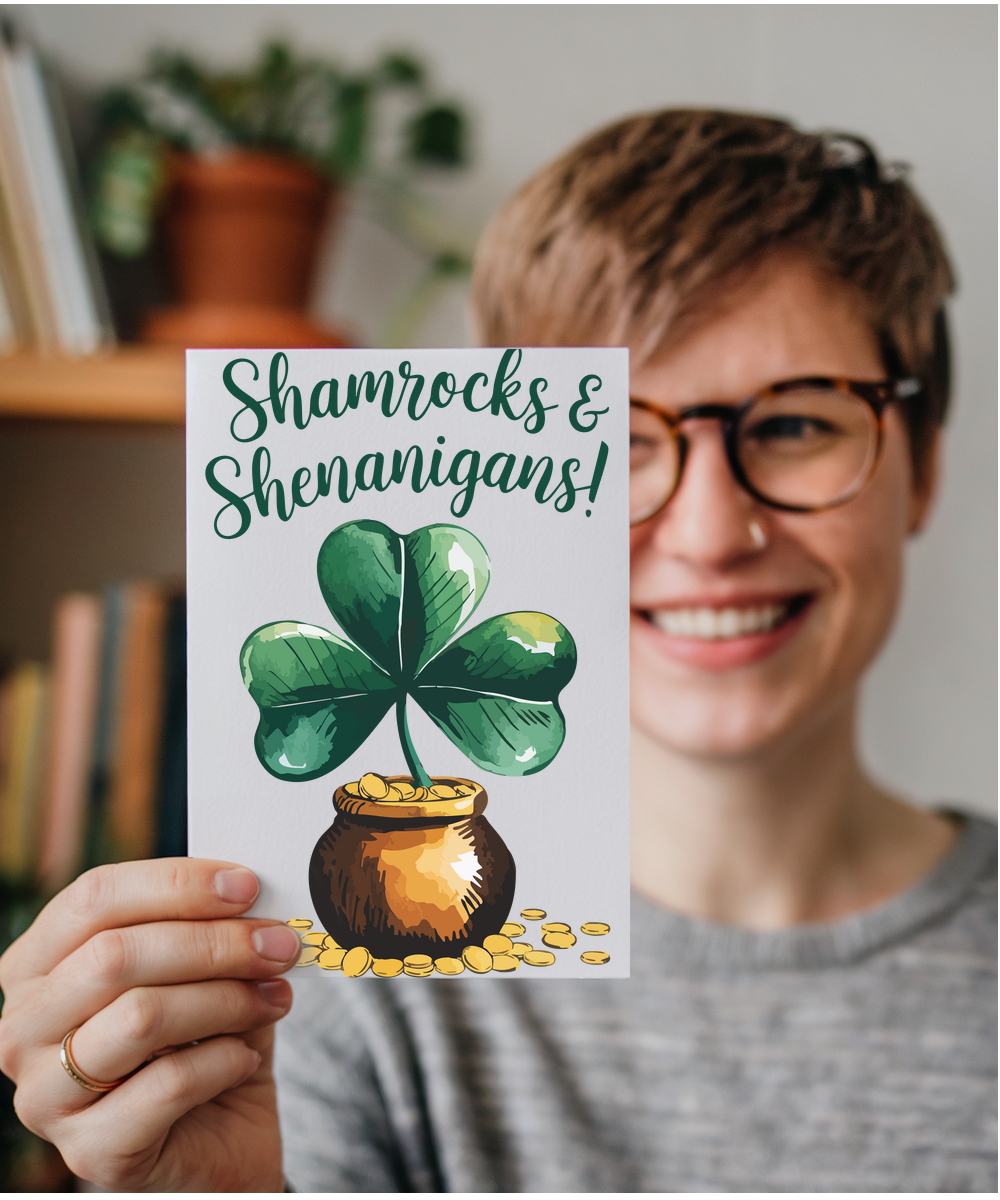 Shamrock shenanigans pot of gold