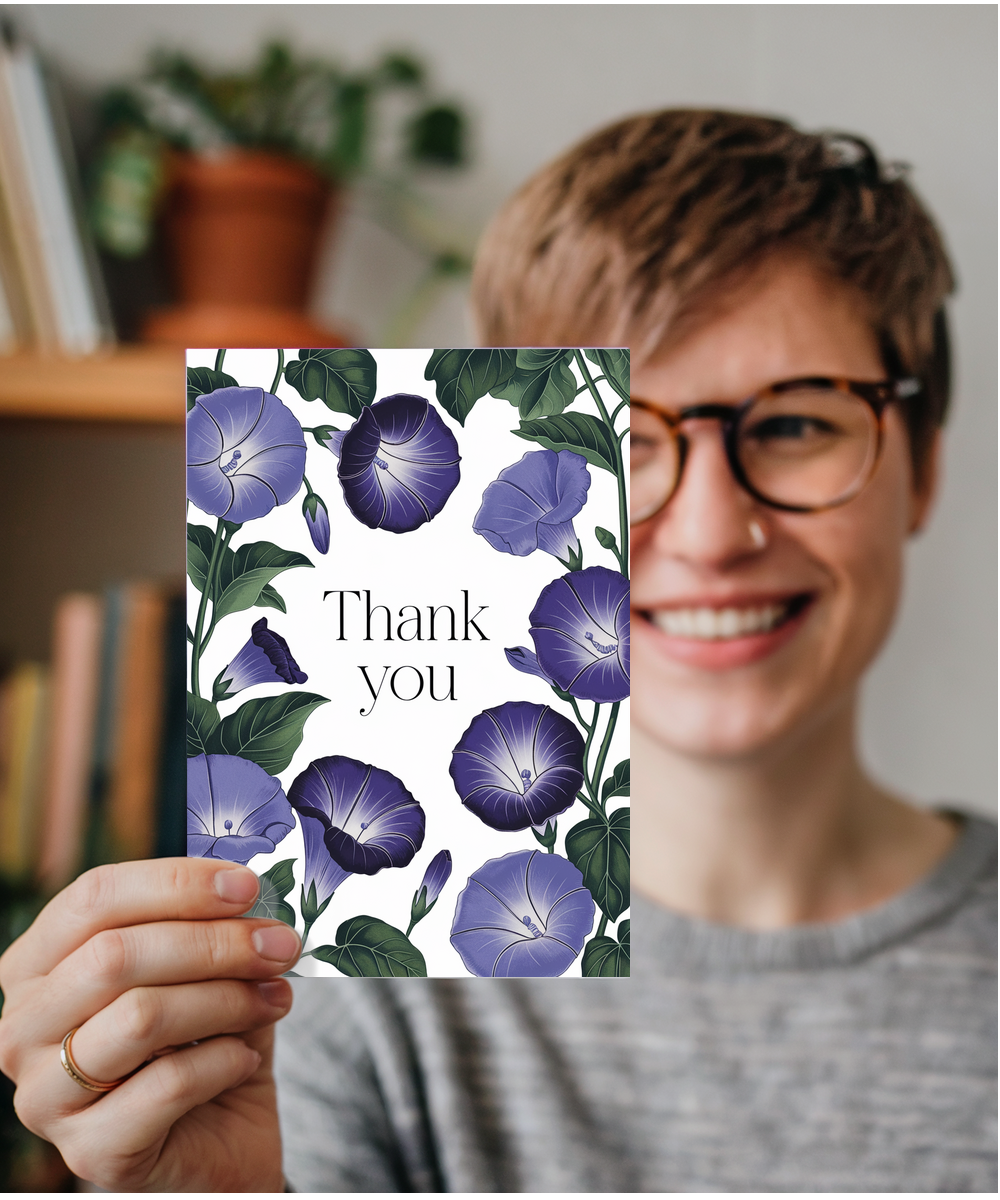 Thank You - Morning Glory Blooms
