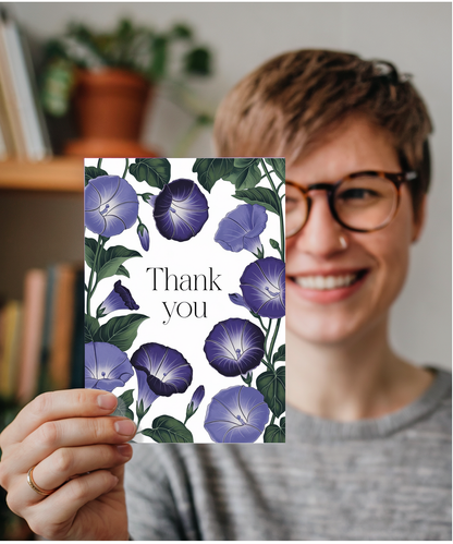 Thank You - Morning Glory Blooms