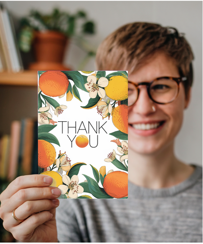 Thank You - Citrus Blossom Design