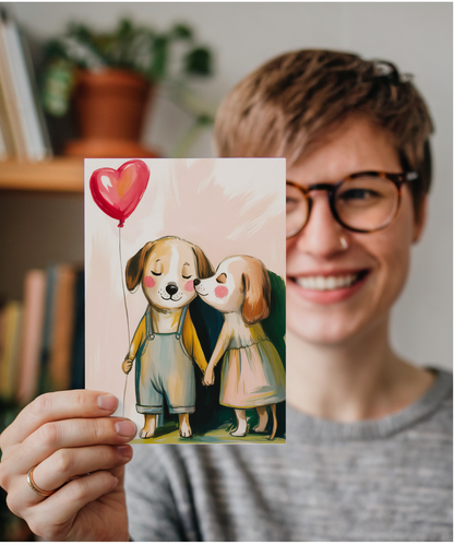 Valentines Puppies in love