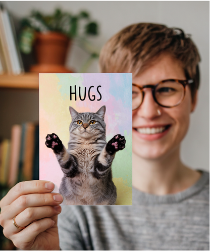 Hugs with Cat Giving a Hug