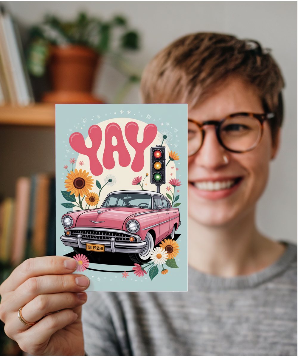 yay you passed pastel funky