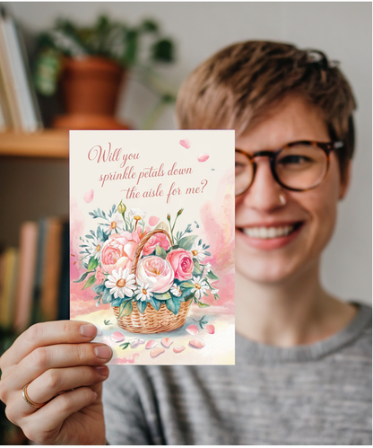 will you sprinkle petals down the aisle