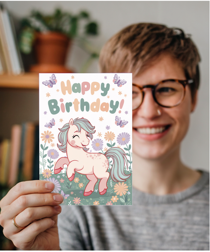 Happy Birthday Pretty Pastel Pony