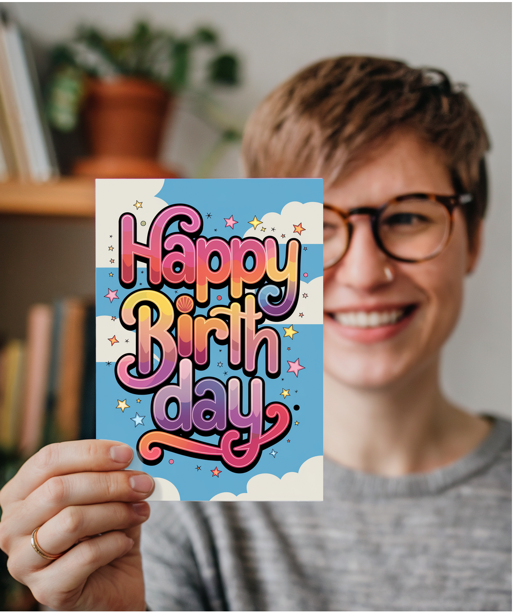Funky Typography with Gradient Colors