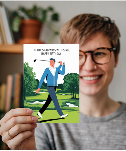 Hit Life’s Fairways with Style Happy Birthday