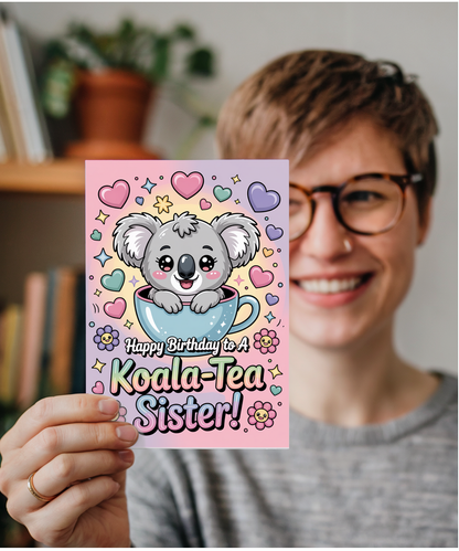 Happy Birthday to a Koala-tea sister