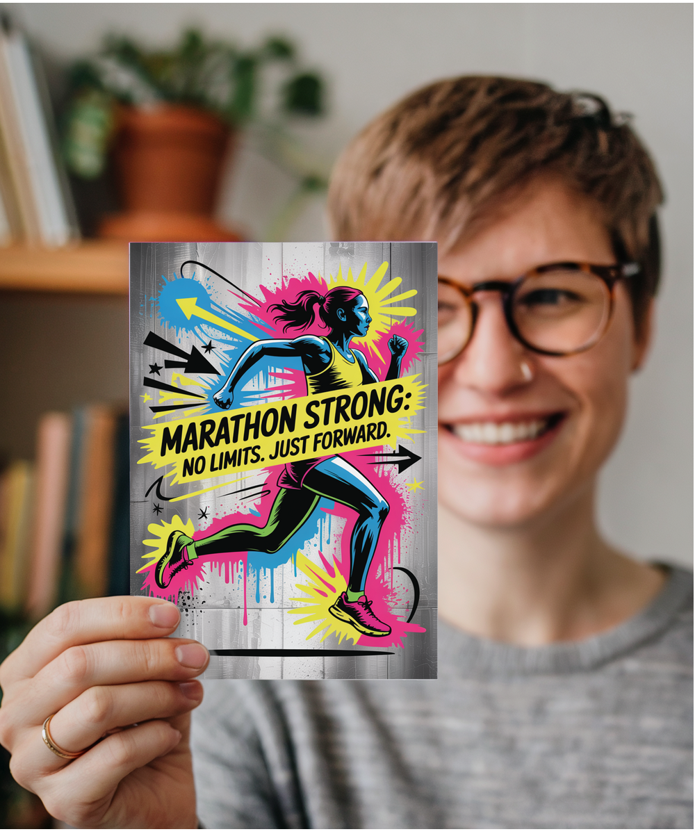marathon strong Graffiti Style