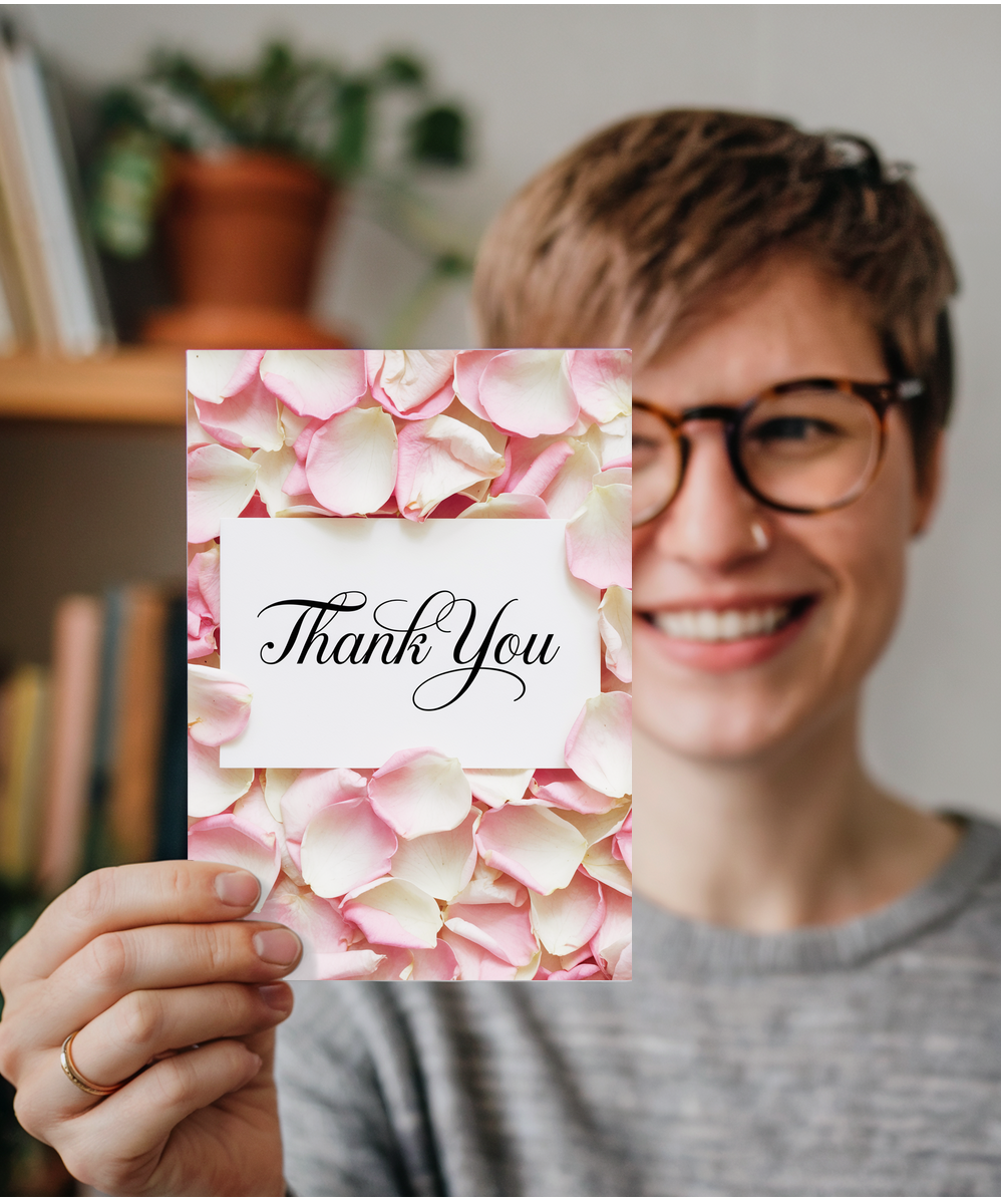 Thank You - Wild Rose Petals