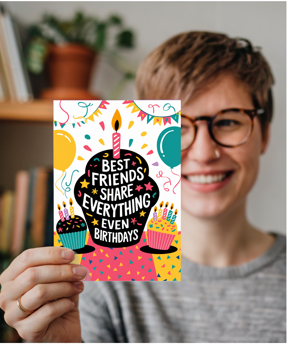 Best Friends Share Everything Even Birthdays