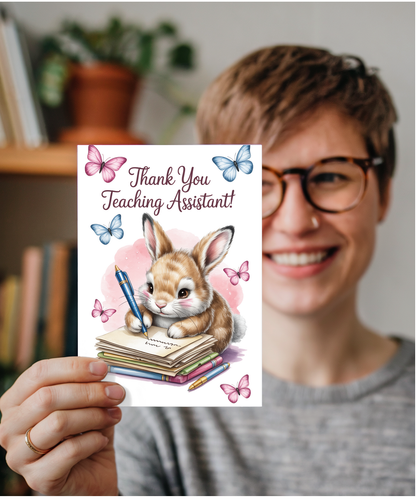 Thank you teacher assistant, rabbit