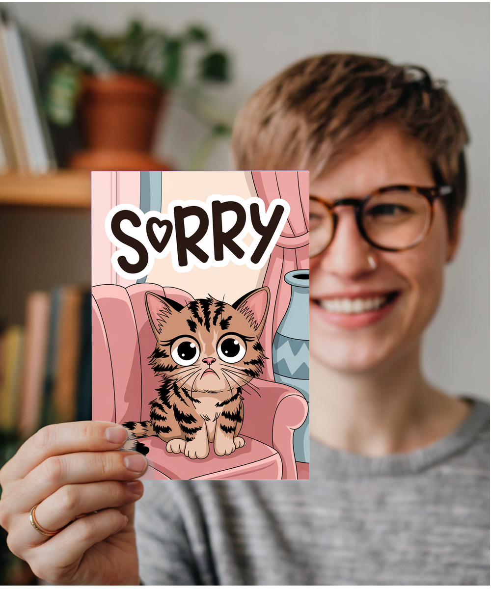Sorry - Cat with Sad Eyes
