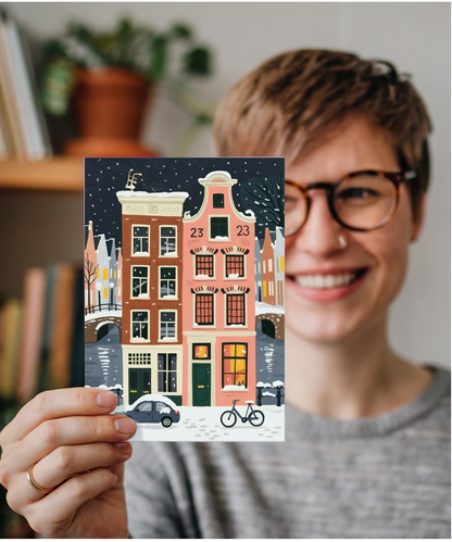 Amsterdam christmas street