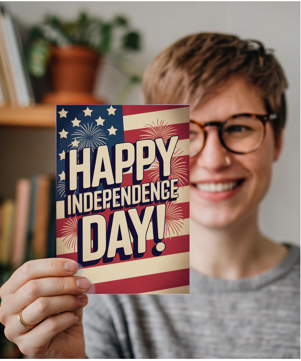 Happy Independance Day Flag