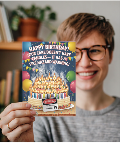 Your cake doesn’t have candles