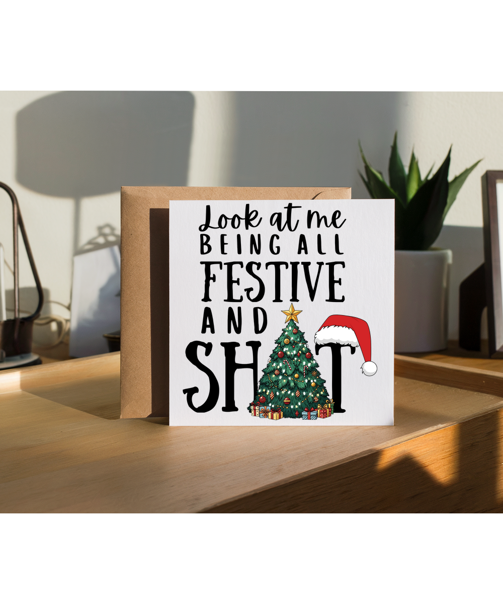 Christmas look at me being all festive