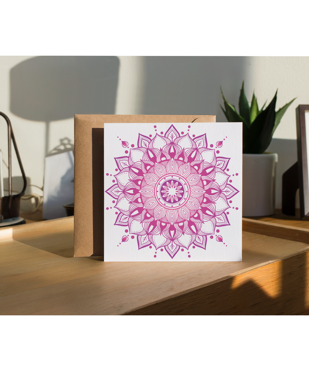 Mandala Flower Boho Spiritual Calm Girl Energy
