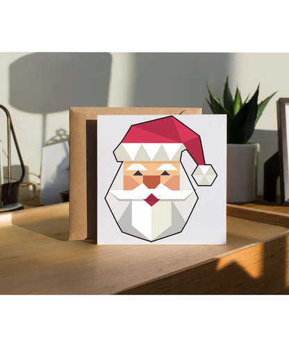 Geometric Father Christmas