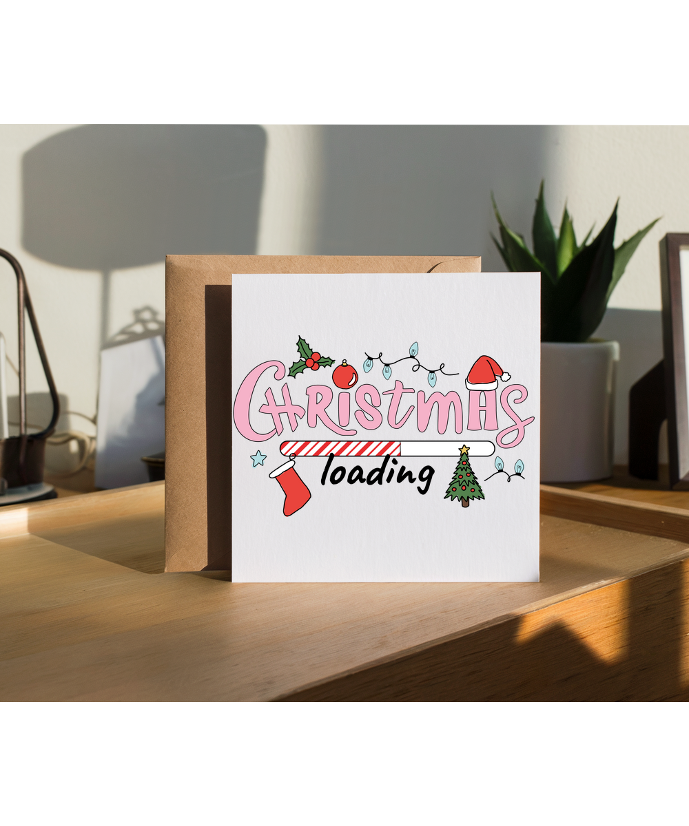 Christmas Loading with Festive December Icons