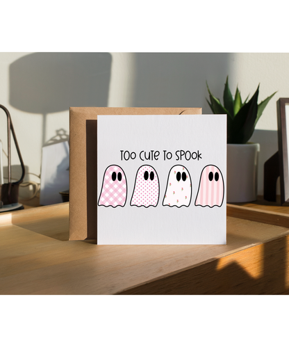 Girly Halloween Ghosts Too Cute to Spook