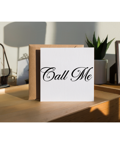 Call Me