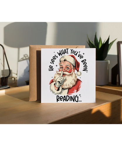 Funny Christmas he sees what you've been reading