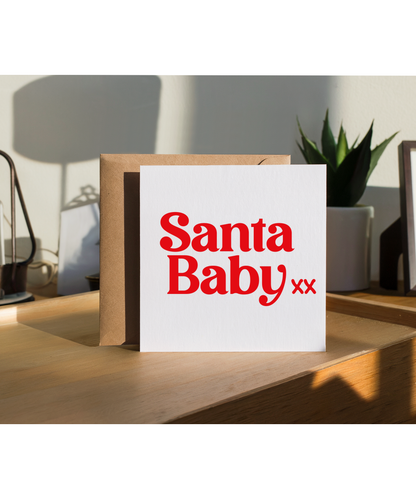 Santa Baby xx Classic Christmas Red for Her