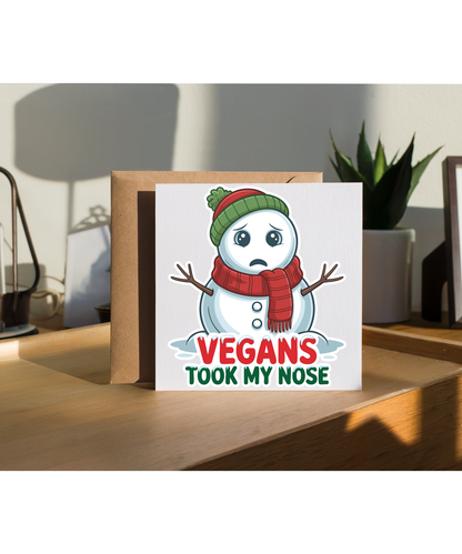 Vegans took my nose