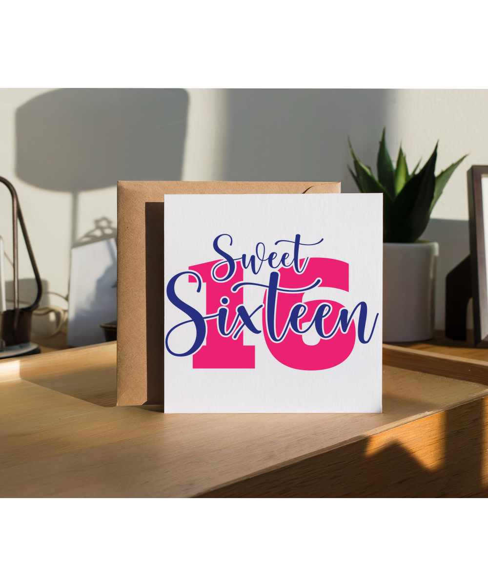 Sweet sixteen pink and navy